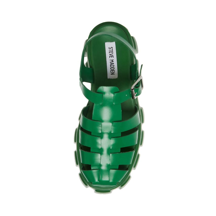 Sandalias de Plataforma Steve Madden Echo Mujer Verde | ES VL03ES